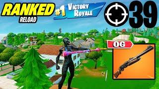 39 Elimination Solo Vs Squads "Ranked RELOAD" Elite Gameplay Wins (Fortnite PS4 Controller On PC)