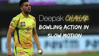 Deepak Chahar Bowling Action | In Slow Motion | 2021 | Tarush Cricket