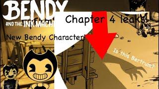 NEW BENDY CHARACTERS LEAKED! ( Jack Fain and Bertrum || BATM CHAPTER 4 LEAKS )