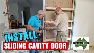 How to Install a Hume Cavity Sliding Flush Door with Step by Step Instructions! DIY