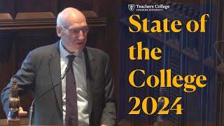 2024 State of the College: The key efforts to support the strength of the TC community and its work