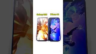 Galaxy S25 vs iPhone 16 (Speed Test 2025) #gaming #freefire #shorts