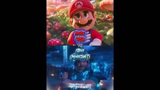 Steve (Minecraft) vs Mario (SMB) |#thesupermariobrosmovie #aminecraftmovie