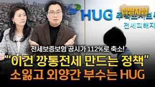 “부동산 전세사기 또 터집니다” HUG 전세대출 축소, 내년 깡통전세 쏟아질 것.. I 전망, 대출규제, 빌라 I 집땅지성 I 김인만 소장