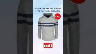 ⭐9-12 yaş için sweatshirt modelleri şimdi mağazalarımızda! :) #tedi #tedidiscount #sweatshirt