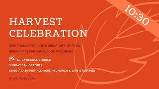 Sunday Service Live - Mark 4:1-20, Harvest - 1030 6th October 2024 - St Lawrence Church Morden