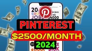 WITHOUT A WEBSITE: Earn $2,500+ Per MONTH With Pinterest Affiliate Marketing (FULL TUTORIAL) #FREE