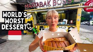 First Time Eating MARTABAK in Jakarta  Heart Attack Street Food Indonesia