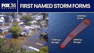 LIVE: First named storm forms in the Atlantic this Hurricane Season