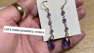 Let’s make a jewelry order with me and gup shup about business @farinafeesvblog2408