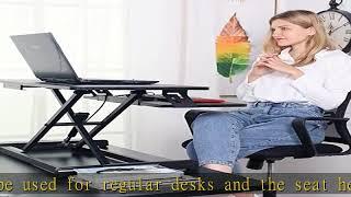 HOMEFLA Mid-Back Mesh Drafting Chair - Tall Office Chair with Armrest Standing Desk Chair Counter H
