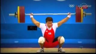 Weightlifter Sa Jae hyouk dislocates elbow in London Olympics most gruesome injury Fourth Place M