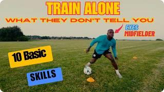 10 effective basic midfielder ball mastery technical drills to HUMILIATE ANY DEFENDER