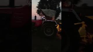 Mahindra Arjun 555 DI Tractor with plough