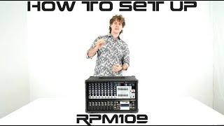 How To Set Up Your Rockville RPM109 Powered Mixer! (Full Walkthrough and Demo)