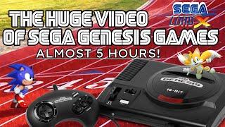 The HUGE Video of Sega Genesis Games - 5 Hour Compilation!
