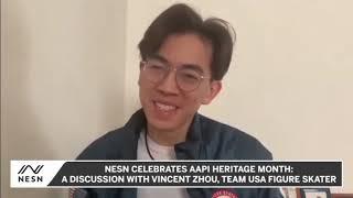 Vincent Zhou Plays . . .  Interview  @NESN May31th.