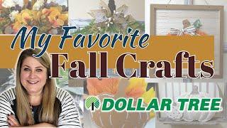 My Favorite Fall Dollar Tree Craft Ideas! DIY Home Decor Ideas Mega Video! Easy Fall Projects!