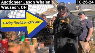 Results - Harley Davidson 8oz Oil Cans - Service Station Barn Finds - Johnston Auction