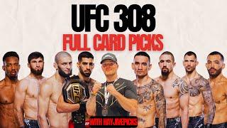 UFC 308 Topuria vs. Holloway Full Card OFFICIAL PICKS