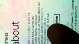 Lumia 800 O2 UK unlock code error   GSM City