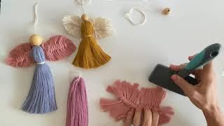 Macrame DIY Tutorials- Christmas Angel Decoration