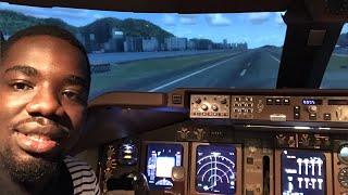 My First Real Simulator Flight |747|