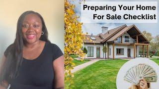 ️ PREPARING YOUR HOME FOR SALE CHECKLIST 