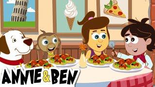 The Adventures of Annie and Ben: Tasty Pasta Time | Funny Animated Cartoon Stories for Kids!