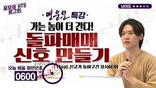 9강. 가는 놈이 더 간다, 돌파매매 신호 만들기 [포모의 HTS 로그인]