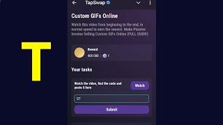 Custom GIFs Online | Tapswap Code | Make Passive Income Selling Custom GIFs Online (FULL GUIDE)