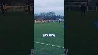 Back Stick Goal. #shorts #astley #nonleague #sports