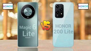 Honor Magic 6 Lite 5G Vs Honor 200 Lite 5G