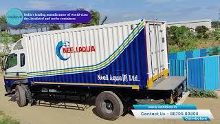 Neeli Aqua Private limited Steel Insulated Container Manufactured by Coolova Coimbatore