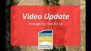 RDOS EOC video update | Eagle Bluff wildfire (K52318) | July 30, 2023