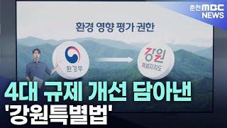 [현장뉴스룸] 4대 규제 개선 담아낸 '강원특별법'