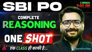 SBI PO Reasoning Classes 2025 | Complete Reasoning One Shot For SBI PO | By Saurav Singh