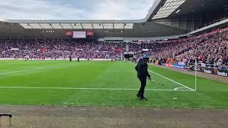 Sunderland supporters singing Can't help falling in love (26-10-24) Sunderland AFC vs Oxford United