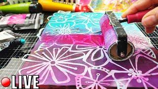 EASY way to start! Quick GELLI PRINTING (Create with me)