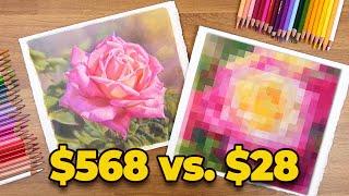 World’s MOST EXPENSIVE Colored Pencils vs. $30 Alternative