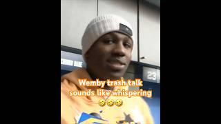 GG Jackson on Wemby trash talk is hilarious