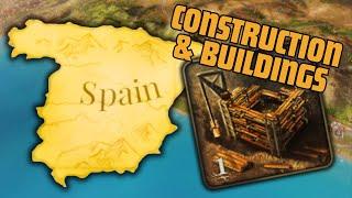 Victoria 3 BEGINNER Tutorial Playthrough START as SPAIN: Construction & Buildings