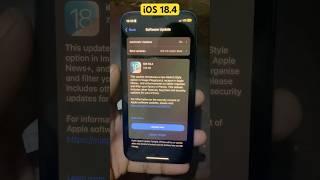 iOS 18. 4 Update iPhone 12mini #vairal