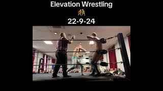 Elevation Wrestling Nathan Fisher vs Jakk Sellstrom