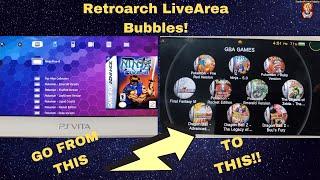 Retroarch Game Bubbles on PS Vita! Retroarch Version 1.8.9 Or 1.9.0 ONLY [UPDATED VIDEO 3.0 RB]