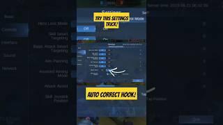 mlbb franco auto correct hook settings. #mlbbcreatorcamp #shortvideo #mlbbfranco