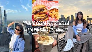 VIVO UN GIORNO NELLA CITTÀ PIÙ CARA DEL MONDO! ultimo vlog New York!