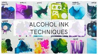 Master Alcohol Ink Art: 18 Painting Techniques & Effects You Need to Try!