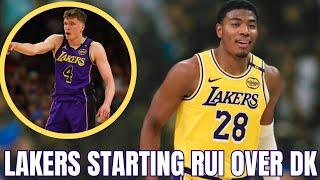 Lakers Starting Rui Hachimura Over Dalton Knecht