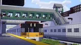 Minecraft LIRR Murray Hill M3 M7 Train Animation